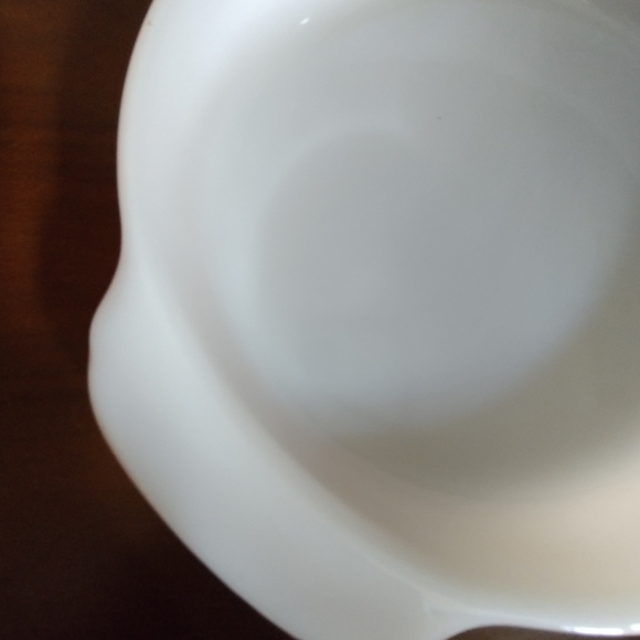 Vintage 51-60' MCM Fire King Peach Lustre Round Casserole Dish #2 🍑 Mould #18 - Picture 2 of 9